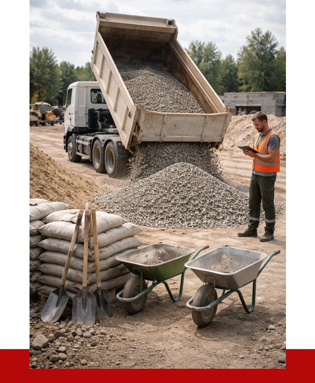 Доставка нерудных материалов в Воркуте от 1234 руб. | ПРОНЕРУДВрк