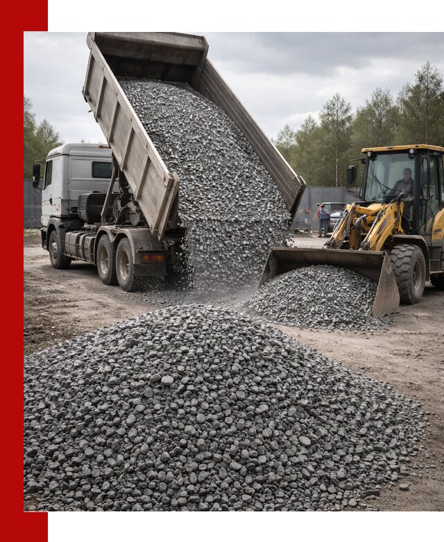 Доставка и продажа щебня гранитного в Воркуте