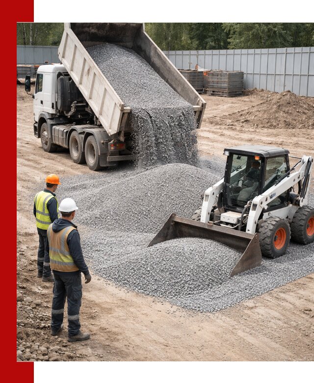 Доставка и продажа гранитного щебня фракции 0-5 в Воркуте