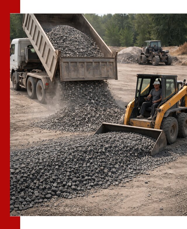 Гранитный щебень фракция 40-70 с доставкой в Воркуте
