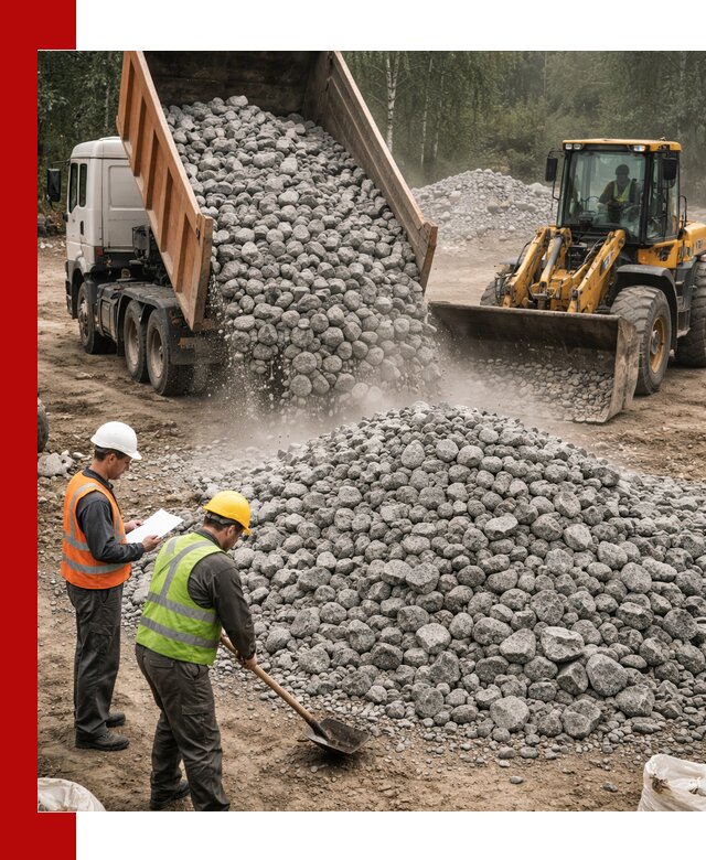 Гранитный щебень фракция 70-150 доставка в Воркуте