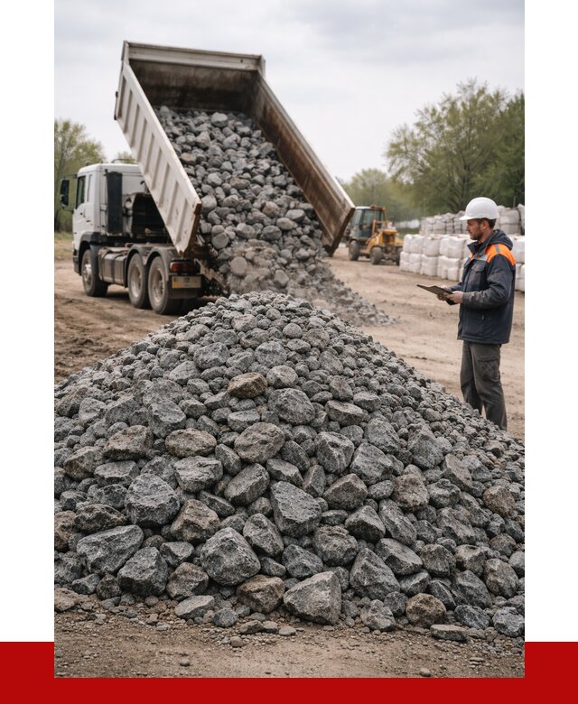 Гранитный щебень фракция 100-200 в Воркуте от 4318 р. ПРОНЕРУДВрк