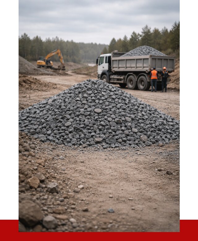 Щебень габбро диабаз фракция 40-70 в Воркуте от 2262 р-ПРОНЕРУДВрк