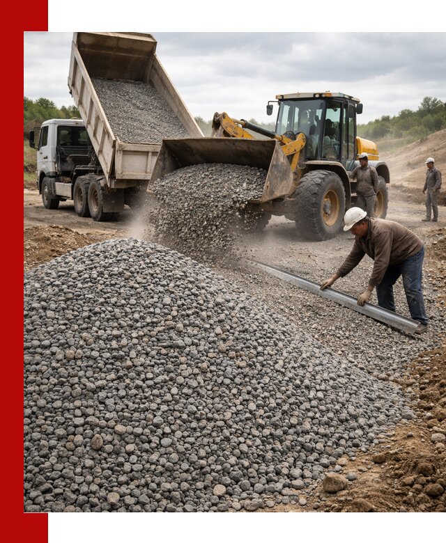 Гравийный щебень фракция 5-20 с доставкой в Воркуте