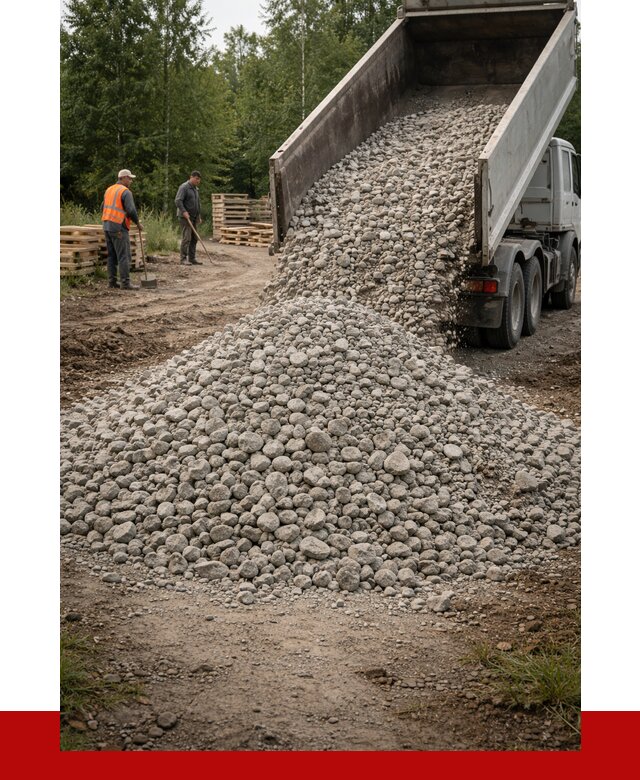 гравийный щебень фракция 70-120 в Воркуте от 2519 р. ПРОНЕРУДВрк