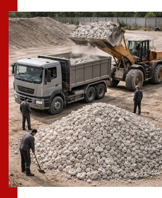 Известняковый щебень фракция 70–150 с доставкой в Воркуте