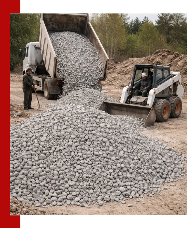Доставка доломитового щебня в Воркуте напрямую от карьера