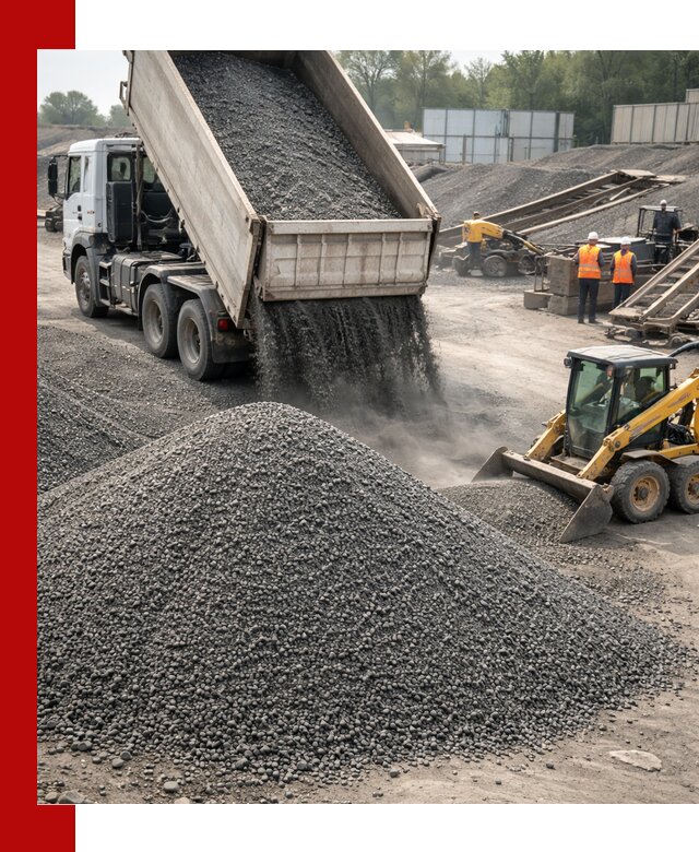 Вторичный щебень фракция 0–5 с доставкой в Воркуте