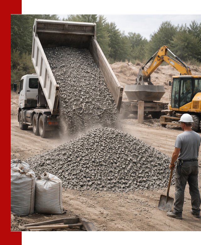 Доставка и продажа бетонного щебня в Воркуте