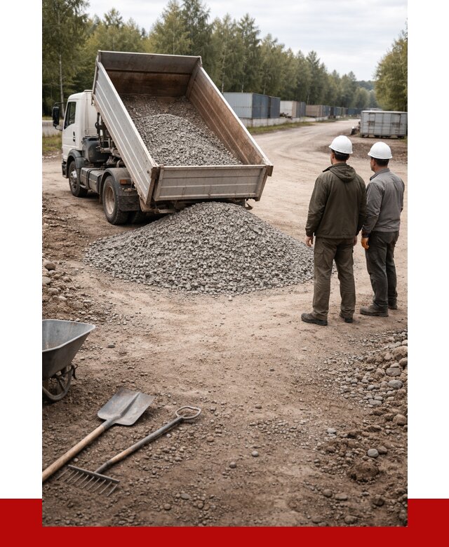 Бетонный щебень фракция 5-20 в Воркуте от 3290 р., ПРОНЕРУДВрк