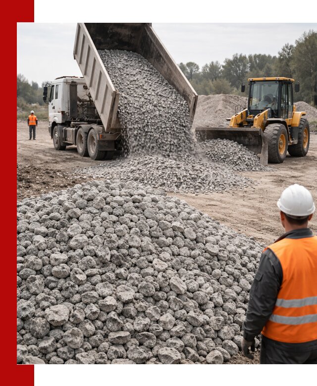 Доставка бетонного щебня фракции 20-40 в Воркуте