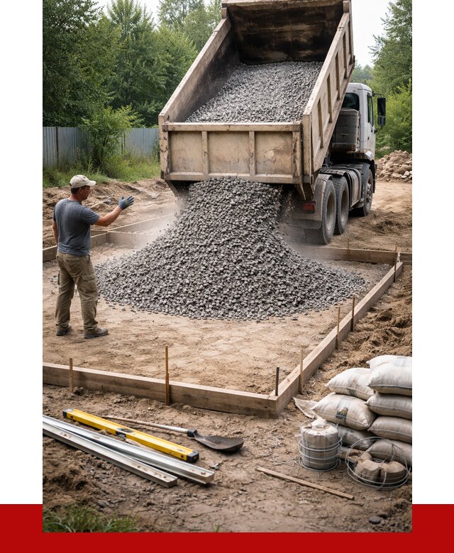 Купить щебень для фундамента в Воркуте от 4626 р. | ПРОНЕРУДВрк