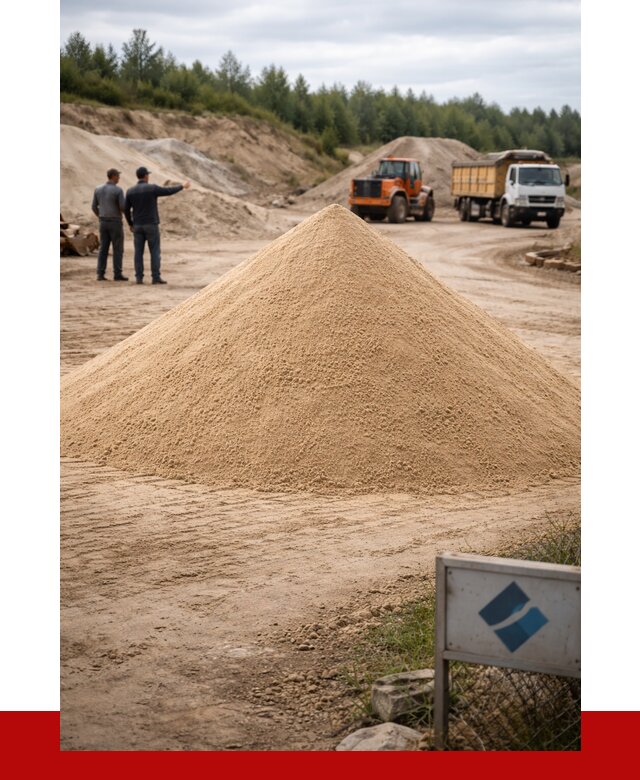 Карьерный песок навалом в Воркуте от 1851 р. | ПРОНЕРУДВрк