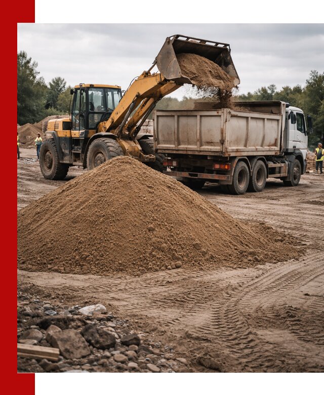 Доставка речного песка навалом в Воркуте быстро и выгодно