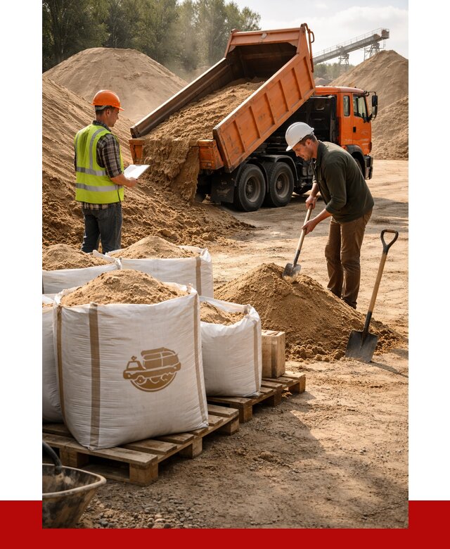 Строительный песок в Воркуте от 2262 р. с доставкой, ПРОНЕРУДВрк