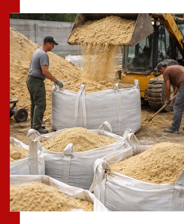Поставка качественного песка для кладки в Воркуте