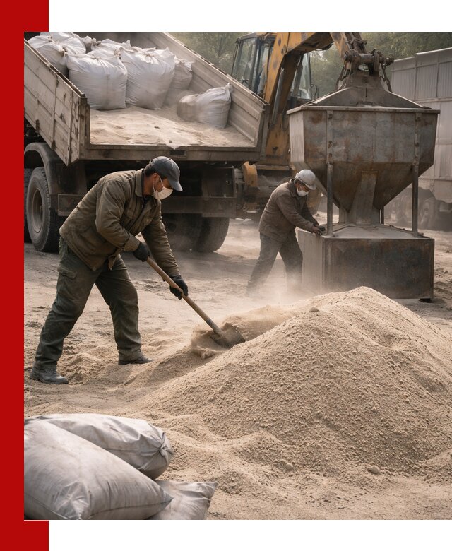 Кварцевый песок для пескоструя в Воркуте — доставка и качество