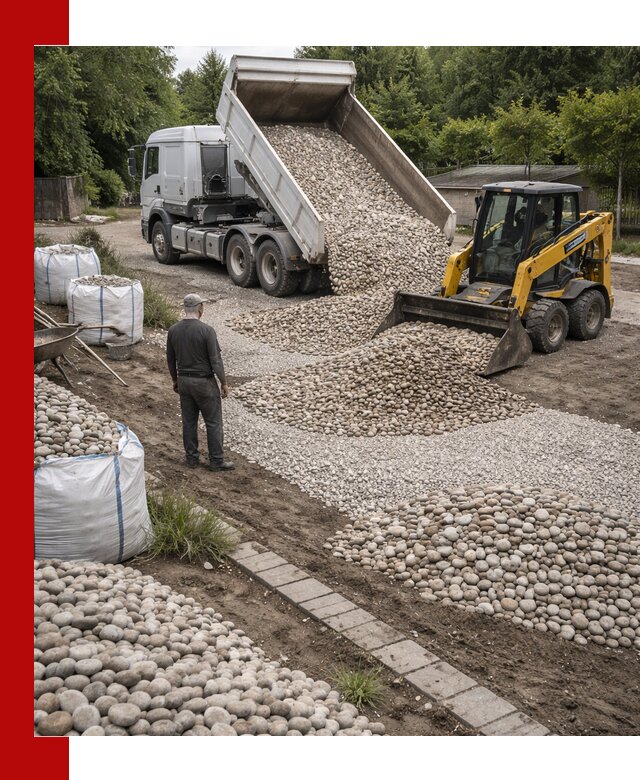 Доставка морской гальки оптом и в розницу в Воркуте