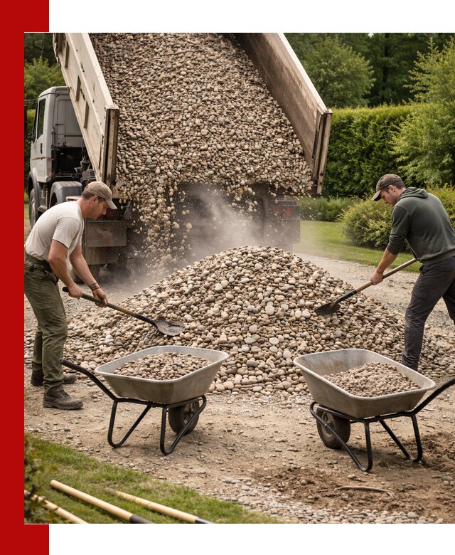 Доставка и продажа декоративной гальки в Воркуте