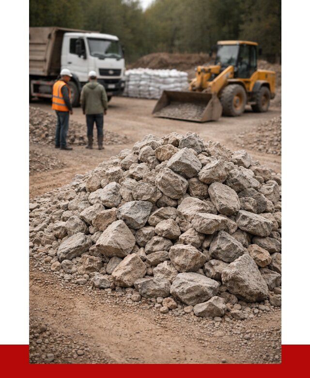 Купить бутовый камень с доставкой в Воркуте от 2365 р. | ПРОНЕРУДВрк