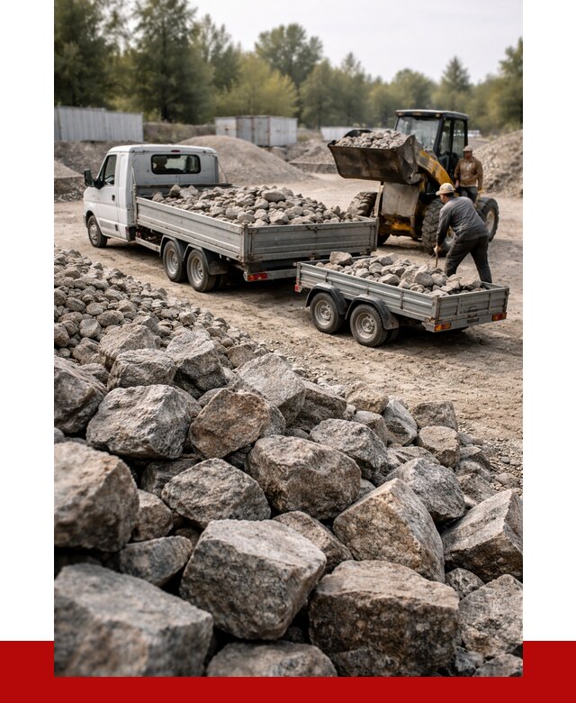 Купить бутовый камень гранитный в Воркуте от 2879 р. | ПРОНЕРУДВрк