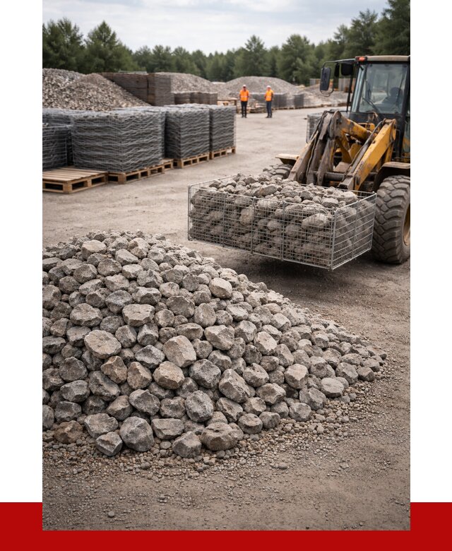 Камень для габионов фракция 70-150 в Воркуте от 4318 р. | ПРОНЕРУДВрк