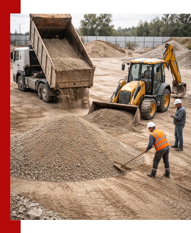 Поставка и доставка ПГС С4 в мешках и самосвалах в Воркуте