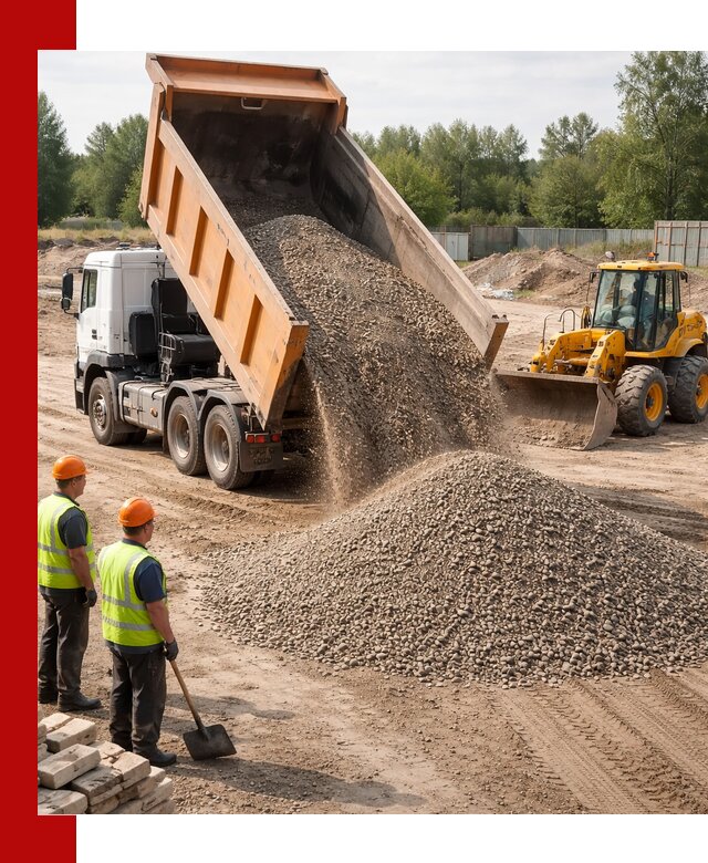 Доставка щебёночно-песчаной смеси ЩПС С7 в Воркуте