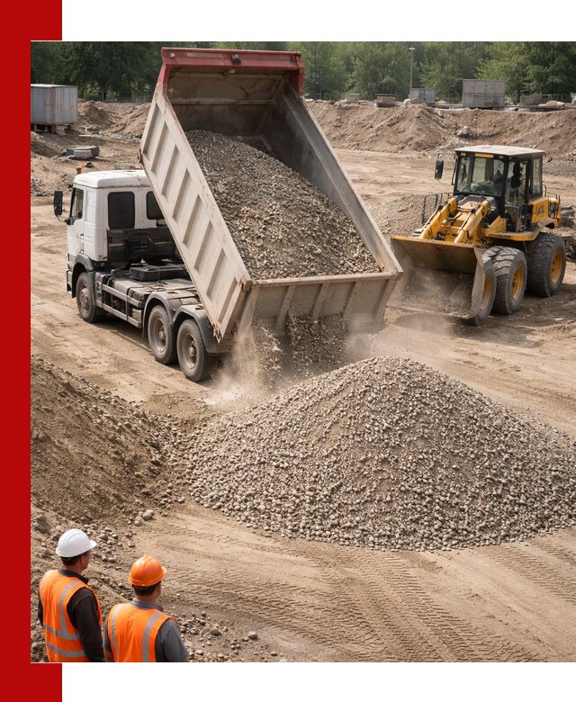 Щебень с песком (ЩГПС С2) с доставкой в Воркуте