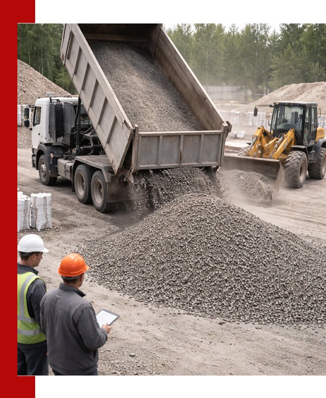 Доставка и продажа гранитного отсева 0-10 в Воркуте