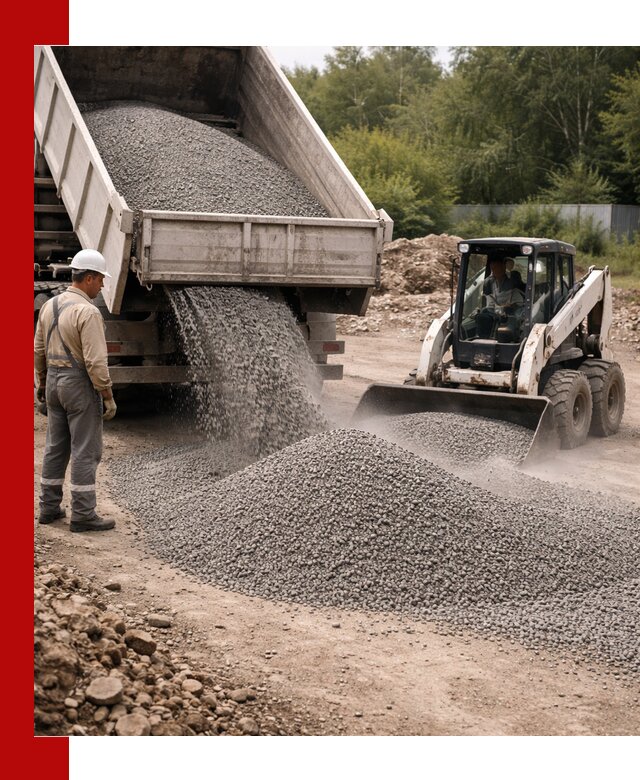 Доставка гравийного отсева 0-5 в Воркуте оптом и в розницу