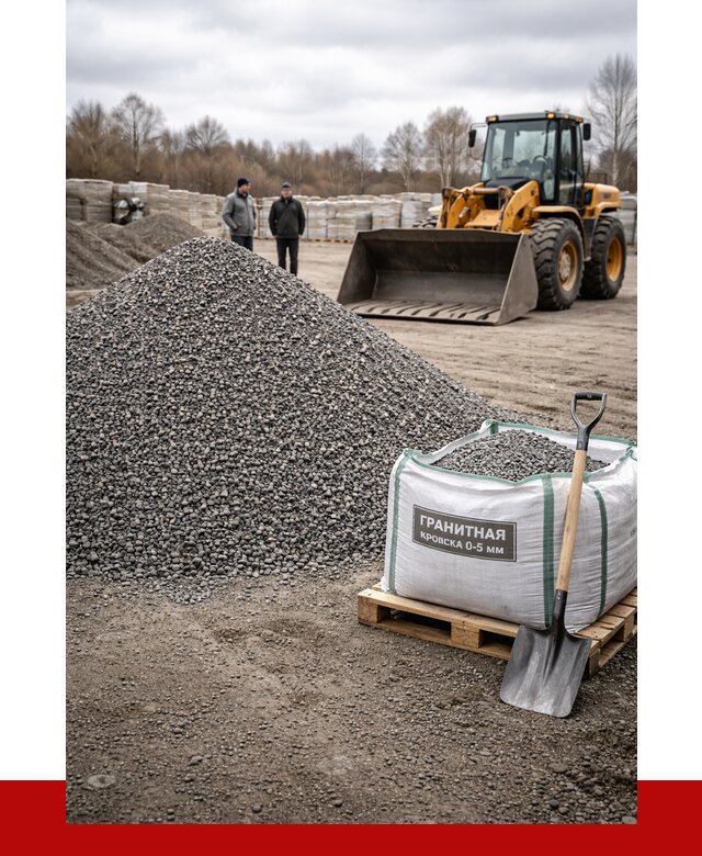 Купить гранитную крошку в Воркуте от 4935 р. с доставкой | ПРОНЕРУДВрк