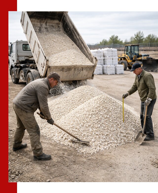 Мраморная крошка с доставкой и разгрузкой в Воркуте