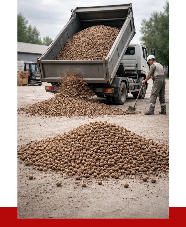 Керамзит с доставкой в Воркуте от 4318 р. за м3 | ПРОНЕРУДВрк