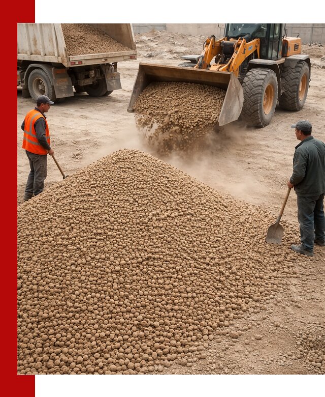 Керамзит фракция 10-20 с доставкой в Воркуте