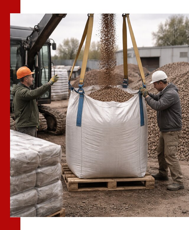 Керамзит в биг-бегах с доставкой в Воркуте