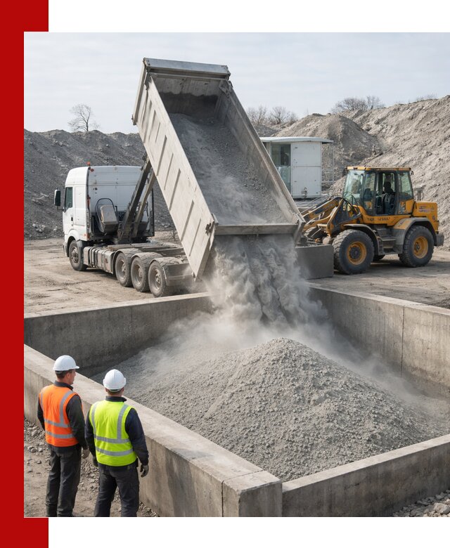 Доставка цемента навалом в Воркуте крупными партиями