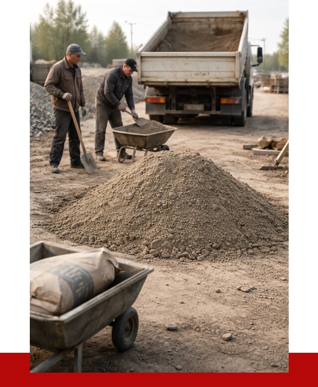 Цементно-песчаная смесь М150 в Воркуте от 4832 р. | ПРОНЕРУДВрк