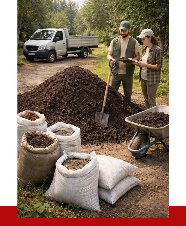 Купить грунт с доставкой в Воркуте от 4626 р. за м3 | ПРОНЕРУДВрк