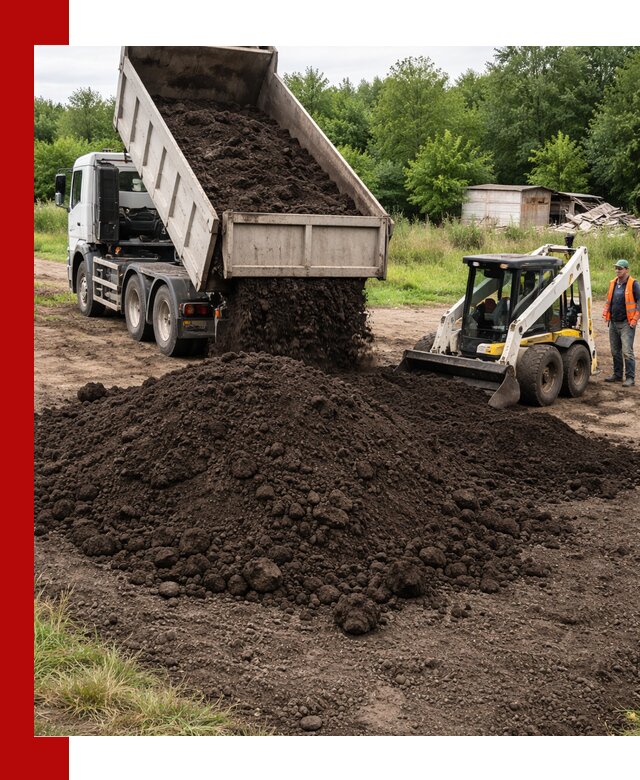 Поставка плодородной земли с доставкой самосвалом в Воркуте