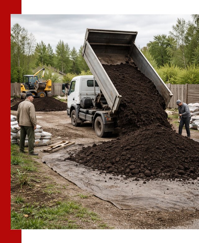 Доставка качественного почвогрунта в Воркуте оптом и в розницу