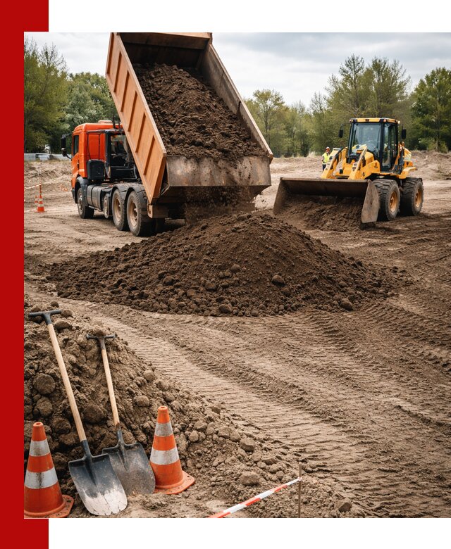 Поставка и доставка планировочного грунта в Воркуте