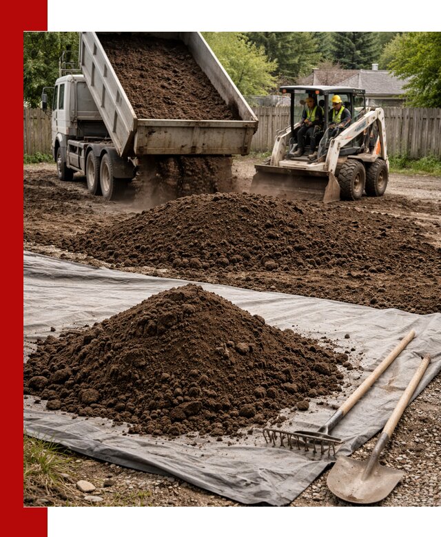 Грунт для отсыпки участка с доставкой в Воркуте