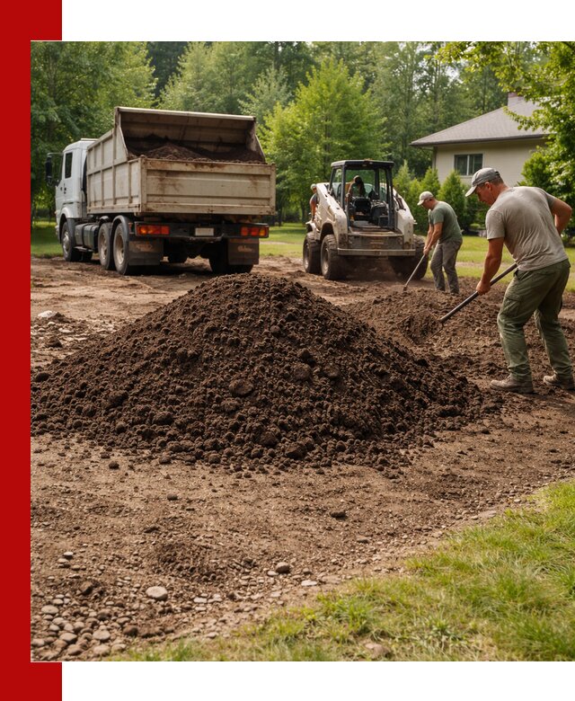 Доставка и укладка грунта для газона в Воркуте