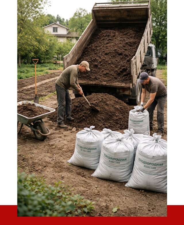 Плодородная смесь в Воркуте от 4318 р./куб с доставкой | ПРОНЕРУДВрк