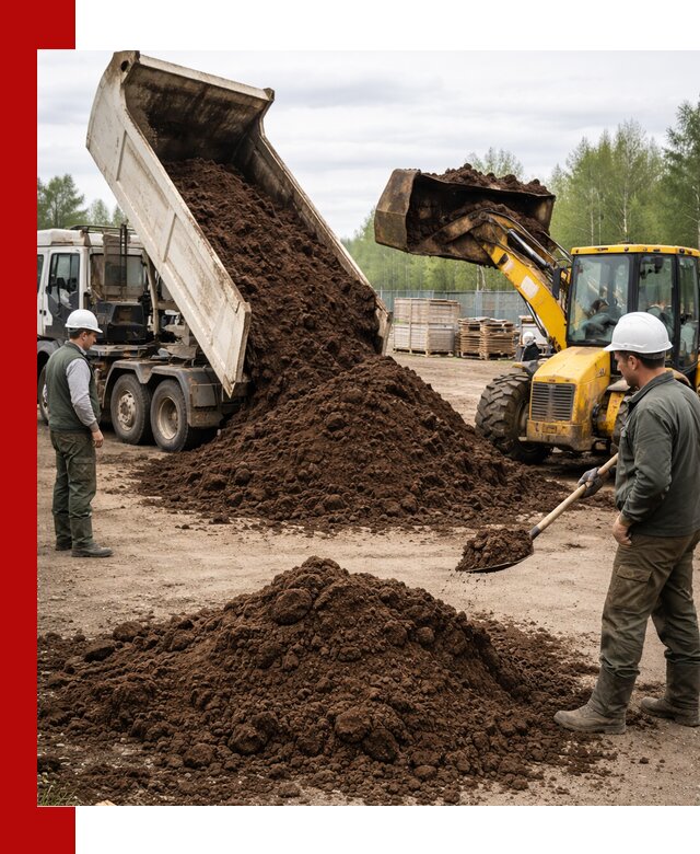 Доставка торфа оптом и в мешках в Воркуте