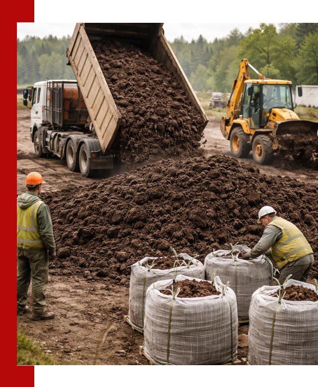 Доставка нейтрального торфа в Воркуте оптом и в розницу