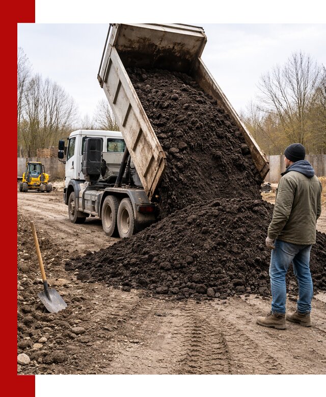 Доставка чернозема навалом в Воркуте быстро и выгодно