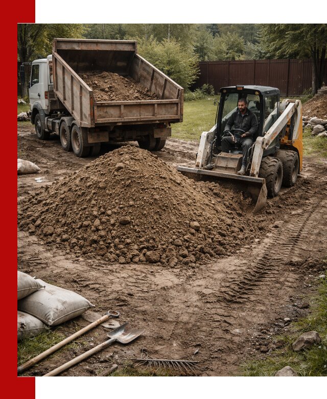 Суглинок для планировки участков в Воркуте с доставкой и выгрузкой