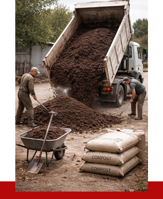 Купить компост в Воркуте от 4318 р. за куб с доставкой | ПРОНЕРУДВрк
